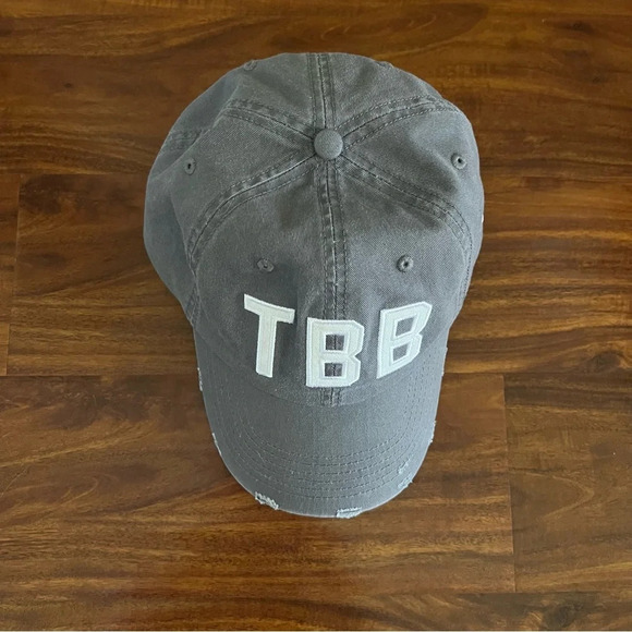 TBB Team Beachbody Grey Distressed Baseball Hat - Picture 2 of 9